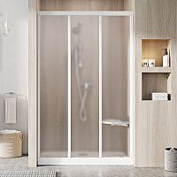 Душевая дверь Ravak 00VG0102ZG ASDP3-120 раздвижная Supernova, белый + грейп