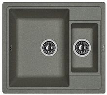 Мойка для кухни Florentina 20.210.D0580.102 Липси 58х51 см, черная