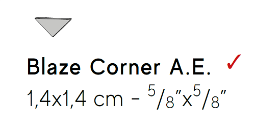 Декоративный элемент AtlasConcorde BLAZE BlazeVerdigrisCornerA.E.1,4 купить недорого в интернет-магазине Керамос