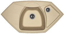 Мойка для кухни Florentina 20.150.D0980.104 Сардиния 98х51 см, с крылом, бежевая