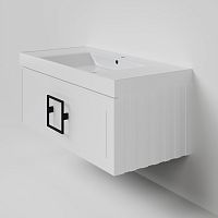 Тумба с раковиной La Fenice Cubo NFNC-01-CUB-B-100-3-100