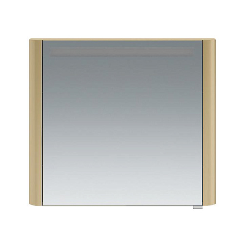 Зеркальный шкаф с подсветкой AM.PM Sensation M30MCL0801NG левосторонний, нуга глянец снят с производства