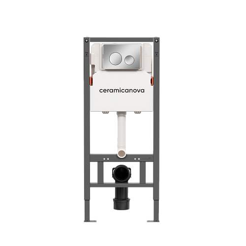 Инсталляция для унитаза, с клавишей Ceramica Nova Balance/ Circle CN121001CH