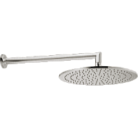 Верхний душ Cisal DS0136202F  Shower 300 мм с настенным держателем L400 мм, цвет никель матовый