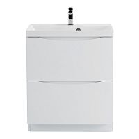 База BelBagno MARINO-600-2C-PIA-BL-P под раковину 60х45 см, напольная, Bianco Lucido (белый глянец)