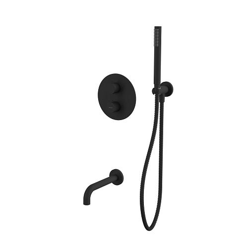 Душевая система с термостатом Whitecross  YSET10BL