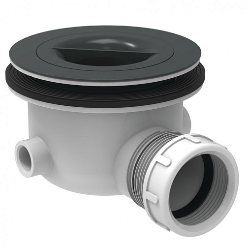 Слив Ideal Standard K936367 Ultraflat S для поддонов без декоративной накладки, серый верх/Neutral (нейтральный)