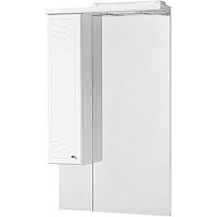 Зеркальный шкаф Акватон 1A008202DO01L Домус 65х110 см, левый, белый,хром глянец