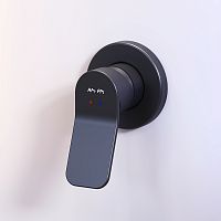 Смеситель AM.PM F85A65022 X-Joy, для душа монтируемый в стену, черный матовый