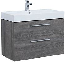 Тумба под раковину Aquanet 00249921 Nova напольная, 85х45 см, темное дерево