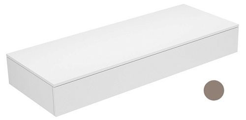 Тумба Keuco 31760730000 Edition 400 боковая 140х53.5 см, белый/стекло матовое трюфель купить недорого в интернет-магазине Керамос Тумба Keuco 31760730000 Edition 400 боковая 140х53.5 см, белый/стекло матовое трюфель купить недорого в интернет-магазине Керамос