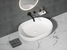 Раковина накладная Boheme Corian 879-50