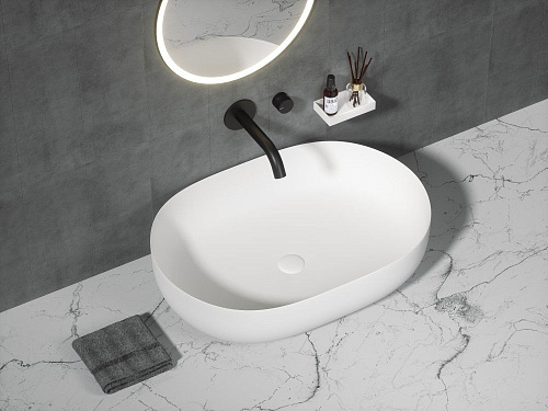 Раковина накладная Boheme Corian 879-50 Раковина накладная Boheme Corian 879-50