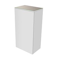 Шкаф-пенал Keuco 31725740002 Edition 400 средний 90х45 см, петли справа, белый/стекло глянцевое кашемир