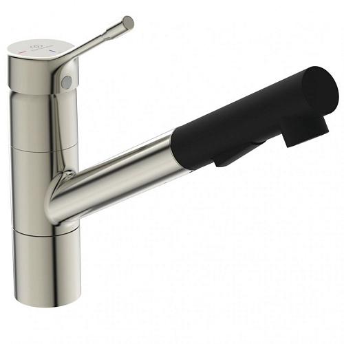 Смеситель Ideal Standard BC297GN Ceralook для кухонной мойки, Silver Storm (серебряный шторм)