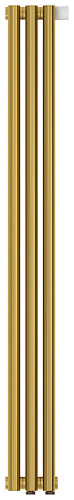 Радиатор Сунержа 03-0311-1203 Эстет-1 отопительный н/ж EU50 правый 1200х135 мм/ 3 секции, золото