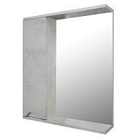 Зеркальный шкаф Loranto CS00086983 Florena 60х60 см, серый матовый