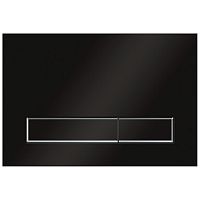 Смывная клавиша KKPol SPP/091/0.1/K (350/PPC/090-00-00) M08 V1 для инсталляции, черный матовый/хром/черный матовый