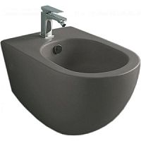 Биде подвесное Artceram FLB001 15 00 grigio oliva FILE 2.0, 36х52 см, с креплениями, с 1 отверстием под смеситель, цвет grigio oliva