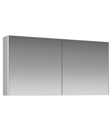 Зеркальный шкаф Aqwella MOB0412+MOB0717W Mobi подвесной 120х60 см, белый снят с производства