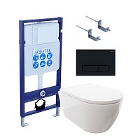 Инсталляция с подвесным унитазом Aquatek Поларис SET AQUATEK ПОЛАРИС-025 4в1