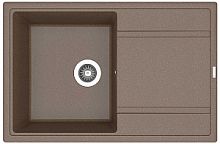 Мойка для кухни Florentina 20.270.C0780.303 Липси 78х51 см, с крылом, мокко