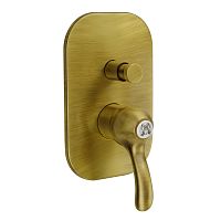 Смеситель Migliore 25871 Lem скрытого монтажа монокомандный, 2-х позиционный с девиатором, бронза