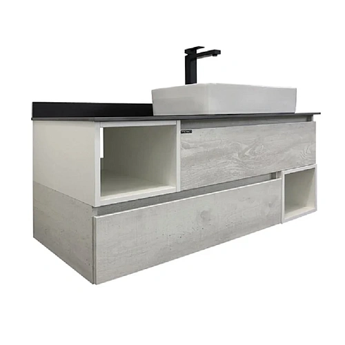 Тумба-умывальник Comforty 00-00014833 Прага подвесная 120х52 см, дуб белый купить недорого в интернет-магазине Керамос Тумба-умывальник Comforty 00-00014833 Прага подвесная 120х52 см, дуб белый купить недорого в интернет-магазине Керамос