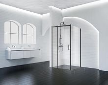 Душевой уголок BelBagno  ACQUA-AH-1-120/90-C-NERO Душевой уголок BelBagno  ACQUA-AH-1-120/90-C-NERO