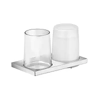 Держатель Keuco 11153059000 Edition 11 двойной для зубных щеток, никель шлифованный