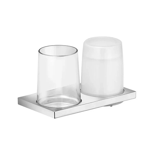 Держатель Keuco 11153059000 Edition 11 двойной для зубных щеток, никель шлифованный купить недорого в интернет-магазине Керамос