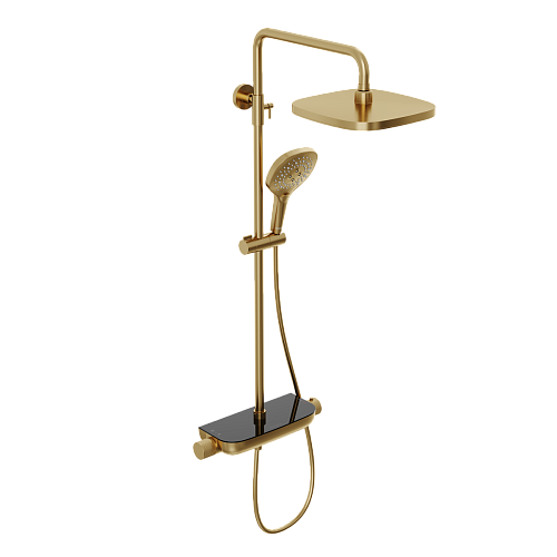 Душевая система с термостатом ABELSBERG Lineara SNS52890BG Душевая система с термостатом ABELSBERG Lineara SNS52890BG