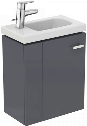 Тумба Ideal Standard E0370KR Connect Space для раковины 45х25 см, подвесная, Glossy Grey (серый глянцевый) Тумба Ideal Standard E0370KR Connect Space для раковины 45х25 см, подвесная, Glossy Grey (серый глянцевый)