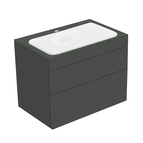 Тумба Keuco 31571150100 Edition 400 под умывальник 70х53.5 см, антрацит/стекло матовое антрацит купить недорого в интернет-магазине Керамос Тумба Keuco 31571150100 Edition 400 под умывальник 70х53.5 см, антрацит/стекло матовое антрацит купить недорого в интернет-магазине Керамос