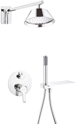 Набор Deante NAC_09HP Arnika для душа скрытого монтажа, хром Набор Deante NAC_09HP Arnika для душа скрытого монтажа, хром