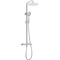 Душевая колонна Deante NAC_04OT Cascada термостат, душ D25 см, хром