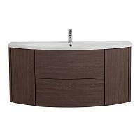 Тумба под раковину Cezares EDEN с двумя выдвижными ящиками и двумя распашными створками, 54408 Rovere scuro Soft, 121х55х51