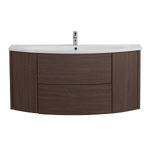 Тумба под раковину Cezares EDEN с двумя выдвижными ящиками и двумя распашными створками, 54408 Rovere scuro Soft, 121х55х51
