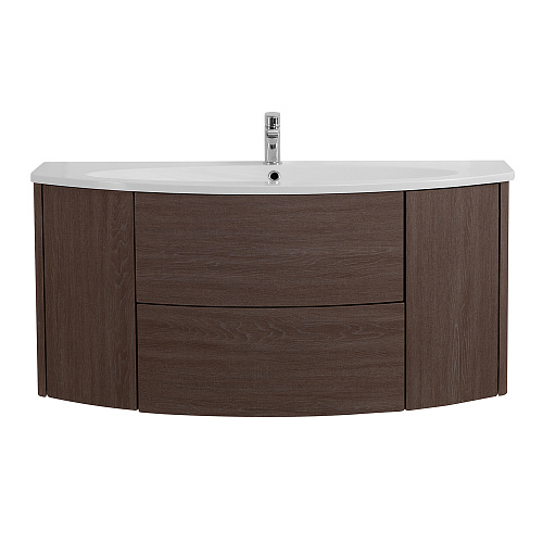 Тумба под раковину Cezares EDEN с двумя выдвижными ящиками и двумя распашными створками, 54408 Rovere scuro Soft, 121х55х51 купить недорого в интернет-магазине Керамос