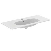 Раковина Ideal Standard T3508V1 Tesi Vanity подвесная 100х45 см, для монтажа соло, Silk White (белый матовый) Раковина Ideal Standard T3508V1 Tesi Vanity подвесная 100х45 см, для монтажа соло, Silk White (белый матовый)