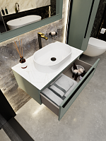 Тумба с раковиной La Fenice Elba NFNC-01-ELB-G-90-3-M-GG