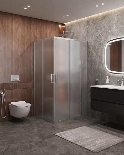 Душевой уголок CEZARES MOLVENO-AH-21-90+20-P-Cr Душевой уголок CEZARES MOLVENO-AH-21-90+20-P-Cr