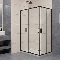 Душевой уголок RGW 350804082-14 Passage PA-040B, 195 см, профиль черный