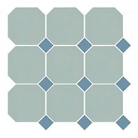 Неглазурованный керамогранит TOPCER Field Material 4413OCT11/1C_Turquoise/BlueCobalt