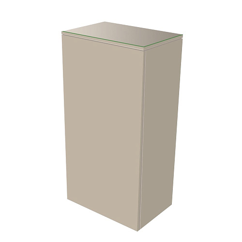 Шкаф-пенал Keuco 31725180002 Edition 400 средний 90х45 см, петли справа, кашемир/стекло глянцевое кашемир купить недорого в интернет-магазине Керамос