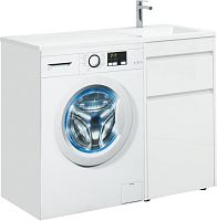Тумба с раковиной Aquanet 00239299 Токио, 110х48 см, белая Тумба с раковиной Aquanet 00239299 Токио, 110х48 см, белая