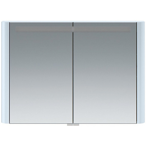 Зеркальный шкаф AM.PM M30MCX1001BG Sensation, 100х70 см, светло-голубой глянец снят с производства