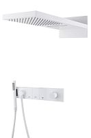 Встроенная душевая система 55х45х110 см Boheme ZODIAC 132-MW матовый белый