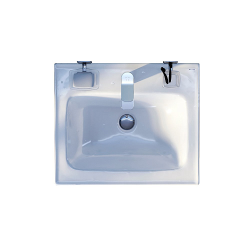 Раковина AM.PM M85AWCC0552WG64 X-Joy, мебельная, керамическая, 55 см, встроенная, белый глянец