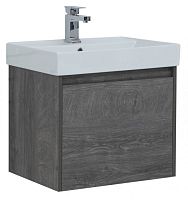 Тумба с раковиной Aquanet 00245239 Nova Lite, 61х46 см, темное дерево